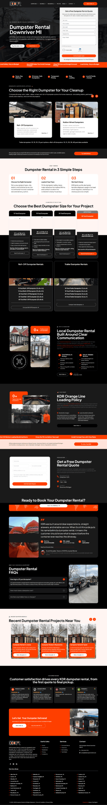 KDR Dumpster Rental