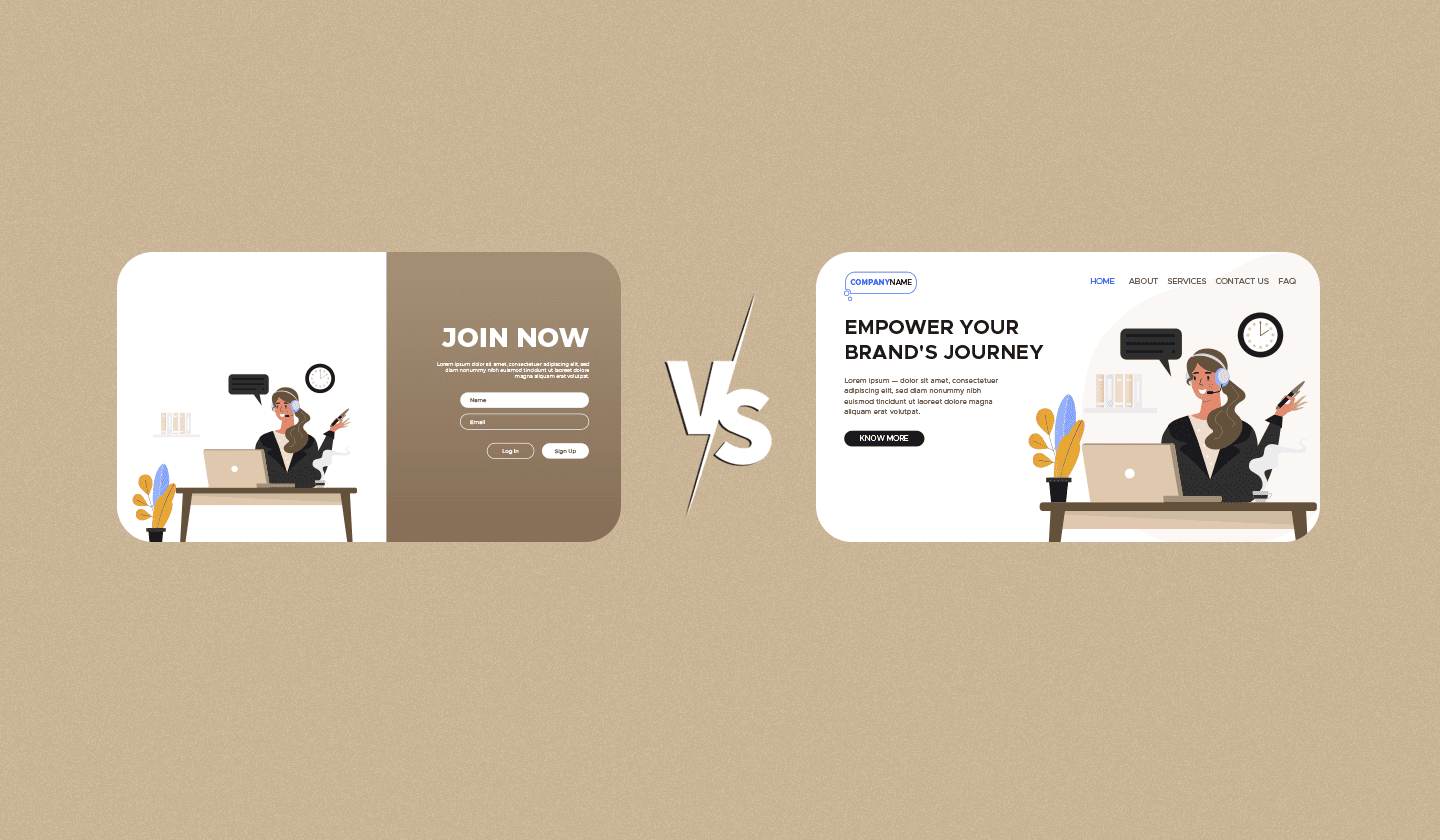 Landing Page vs Homepage: What's the Difference?