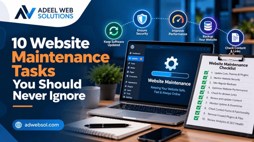 10 Website Maintenance Tasks You Should Never Ignore