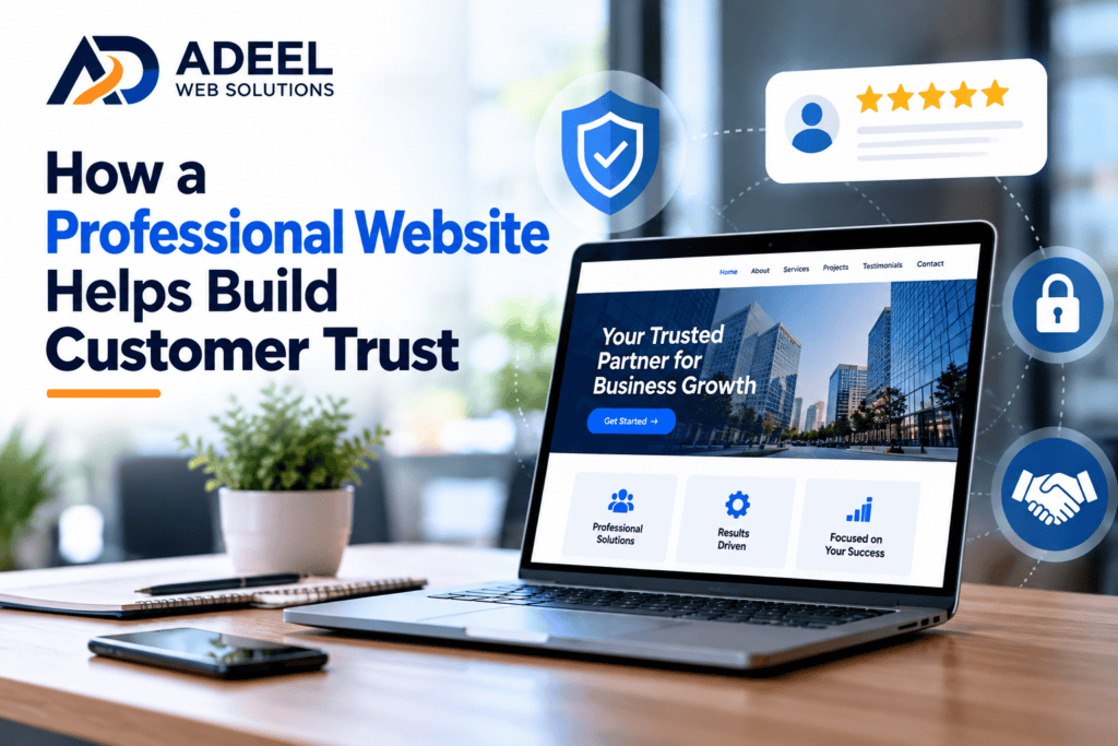 How a Professional Website Helps Build Customer Trust