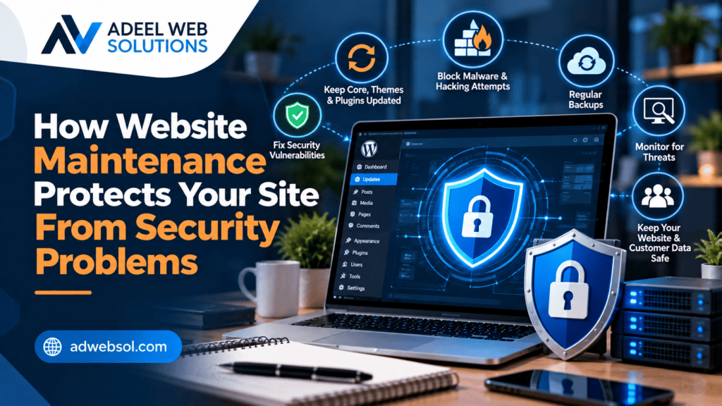 How Website Maintenance Protects Your Site From Security Problems